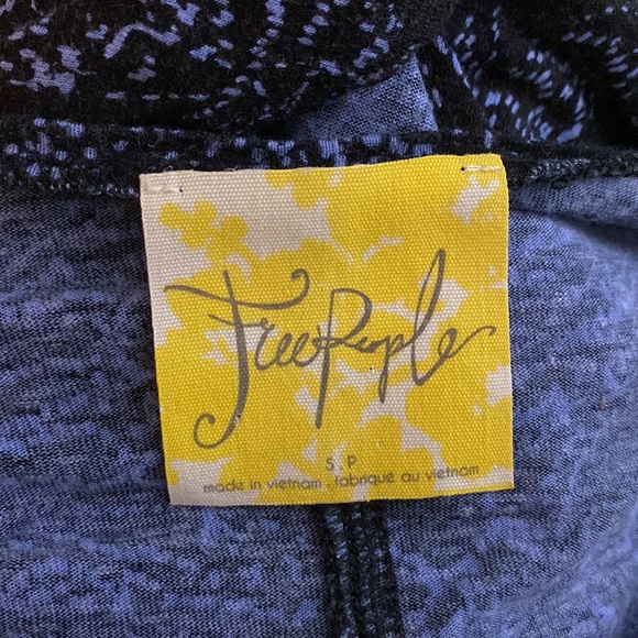 Free People Floral High-Low Boho Top - Picture 6 of 7